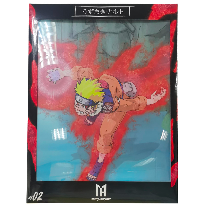 Naruto Metalik Art Poster Metal Naruto 30X40cm
